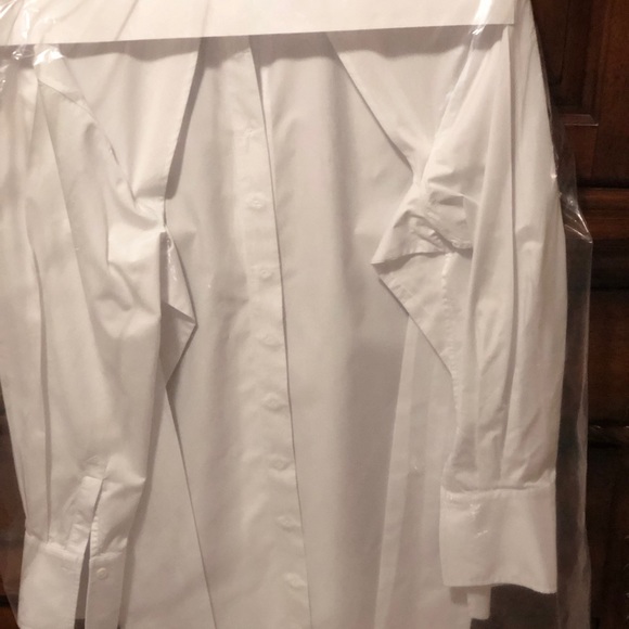 Ser.o.ya white Mel Top 👻 tie back button up shirt - Picture 8 of 9